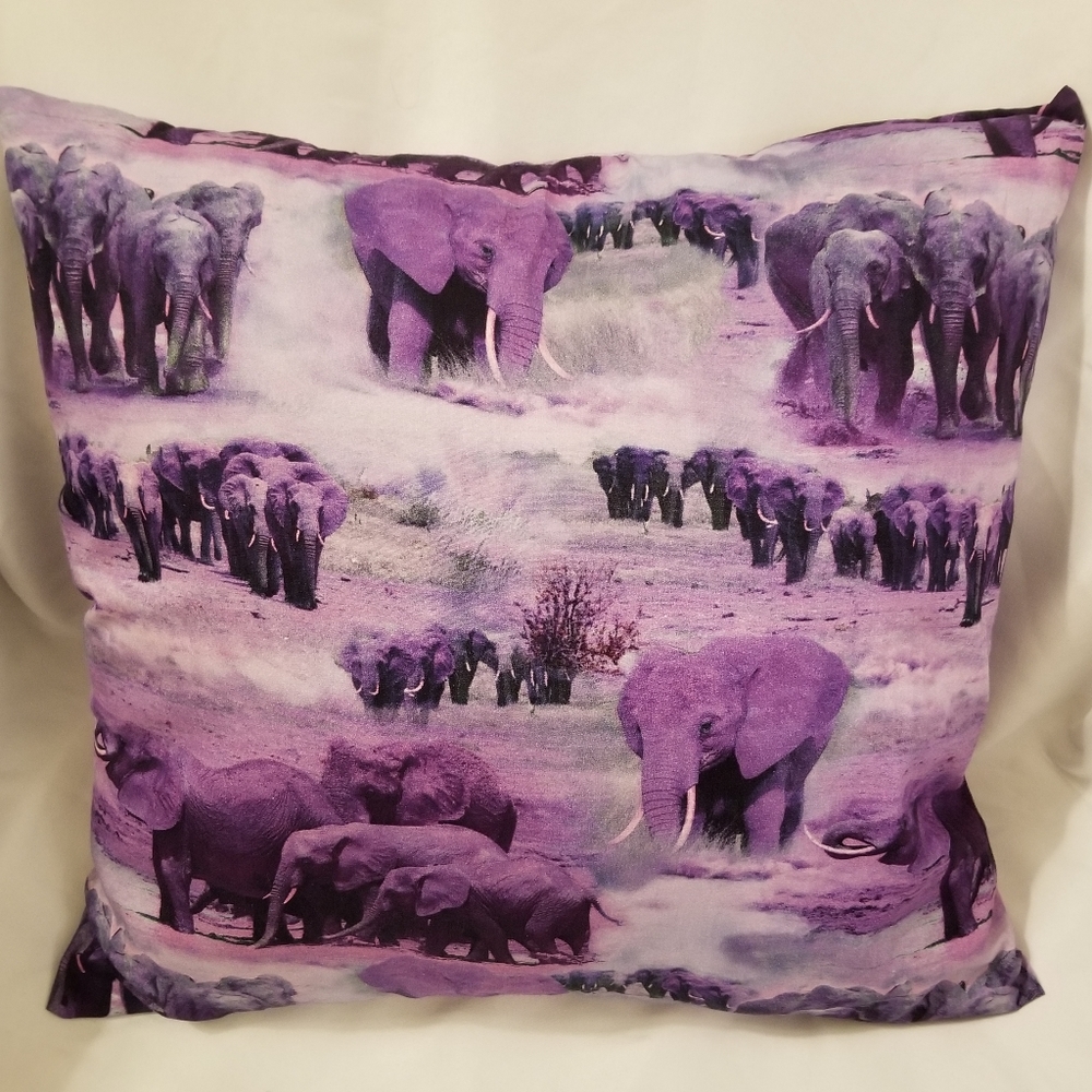 Comfortable Elephant Covered Pillow